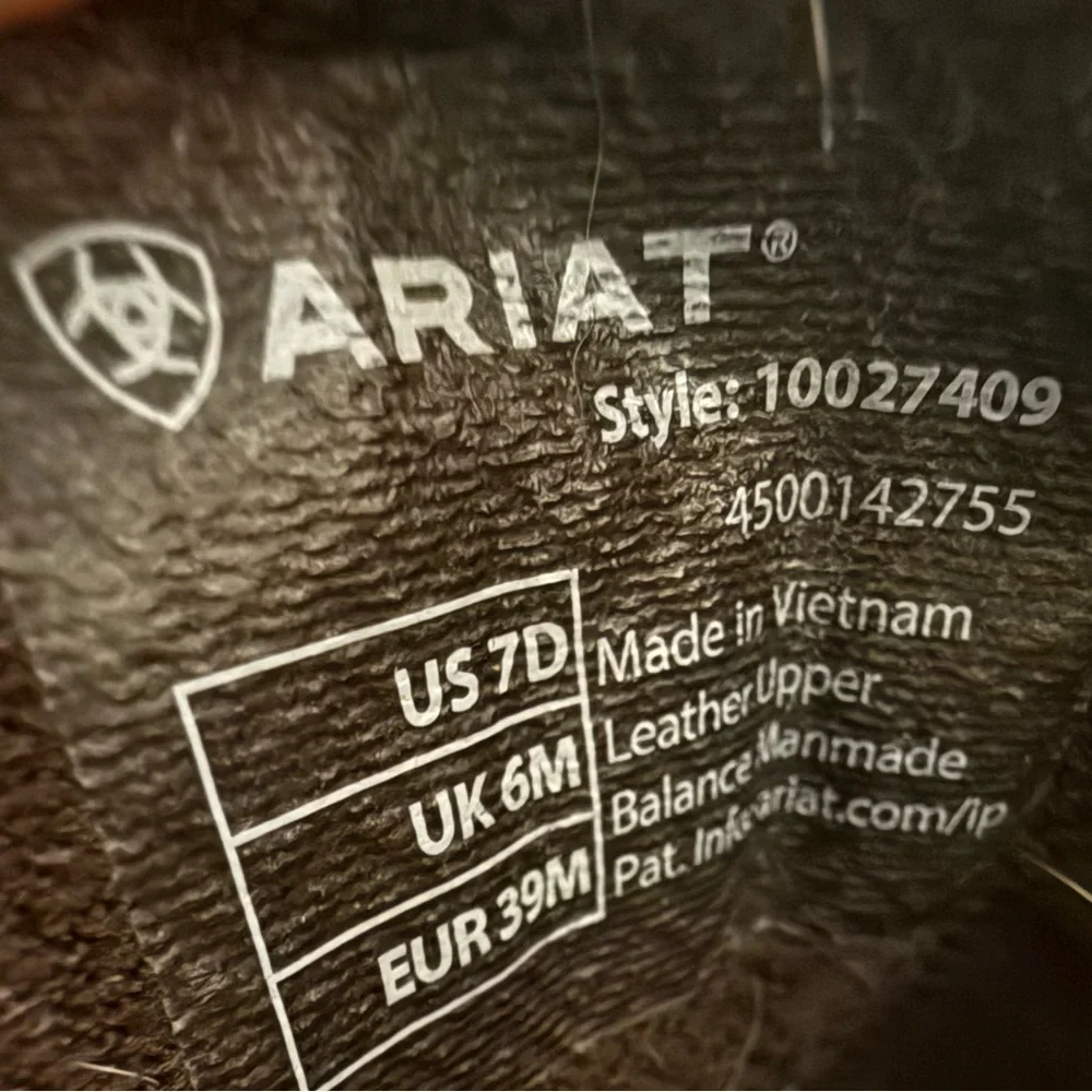 Ariat Men's Spitfire Slip-On Boots Size 7D